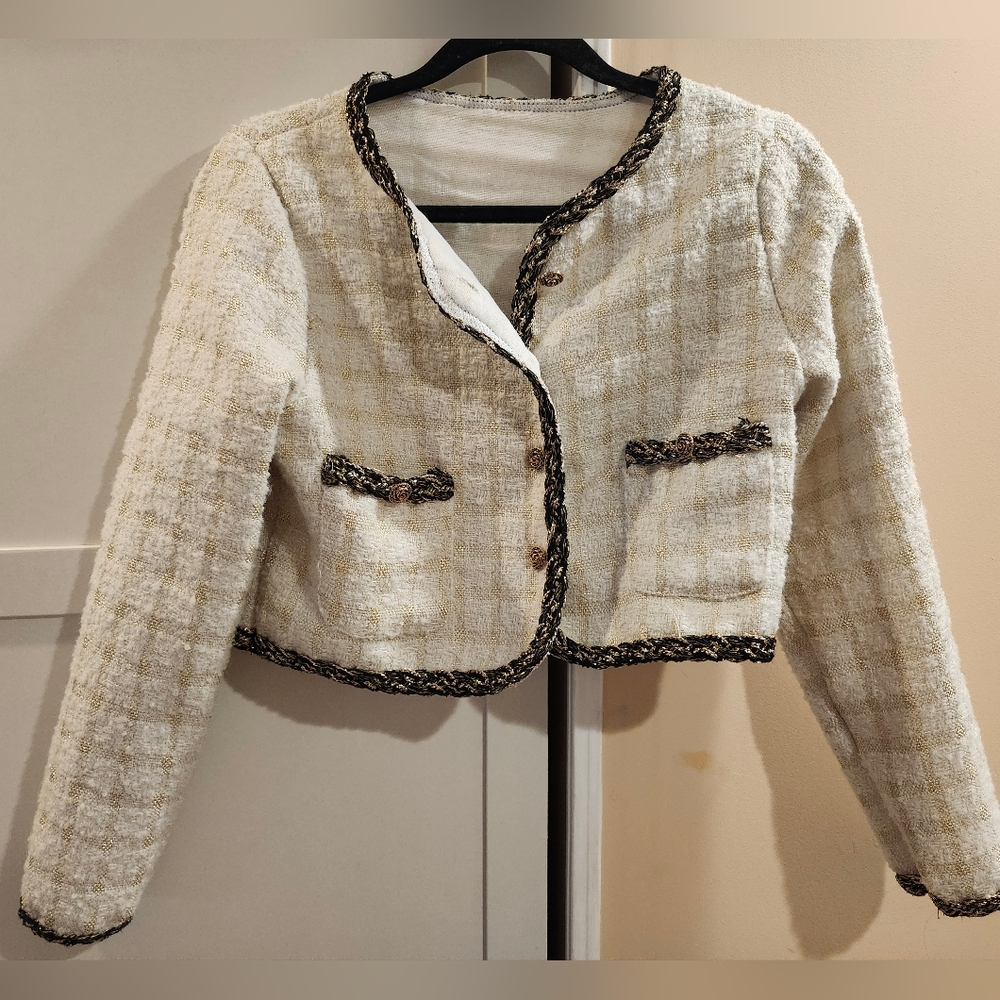 Tweed Button Jacket - Picture 7 of 7